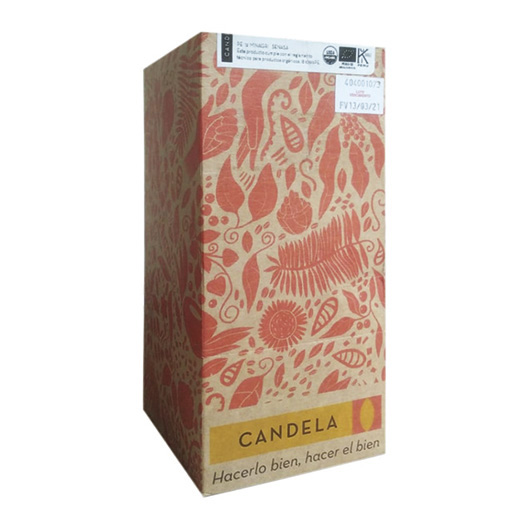 Coco Cubierto con Chocolate Orgánico 20g / 55% Cacao / Caja de 16 unidades