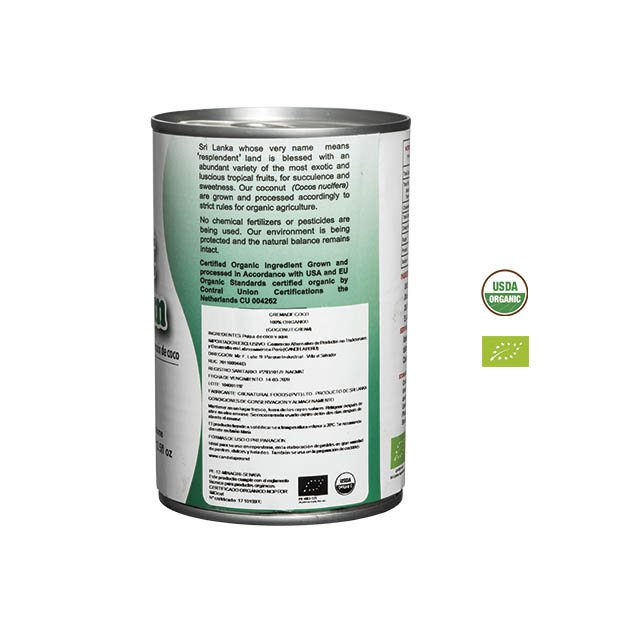 Crema de Coco Orgánico 400ml