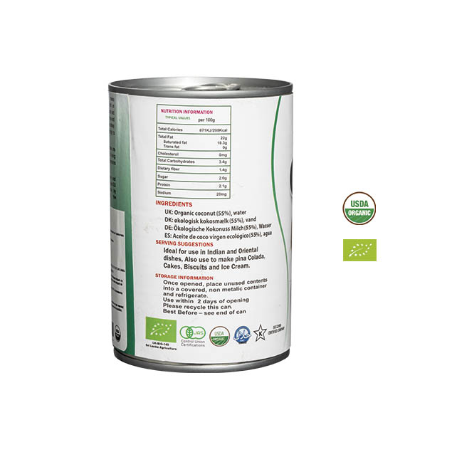 Crema de Coco Orgánico 400ml