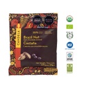 Castaña Amazónica Cubierta con Chocolate Orgánico 20g / 55% Cacao / Caja de 16 unidades